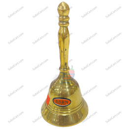 Bells Brass Plain Size 1, (Height 6", Dia 3")